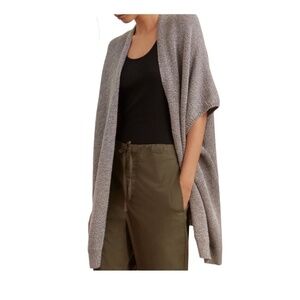 Aritzia Community Ionic Cape Knit Sweater, Taupe, XXS
